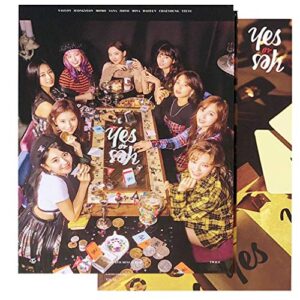 TWICE 6th Mini Album - YES OR YES [ A ver. ] CD + Photobook + Photocards + Yes or Yes Card + Mirror + 5 Photos - TWICE (CDs)