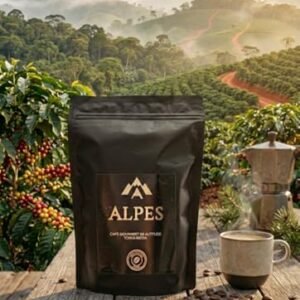 Café Gourmet Alpes 100% Arábica, Torra Média, 250g - Região Das Matas de Minas (Grão inteiro) (Café)