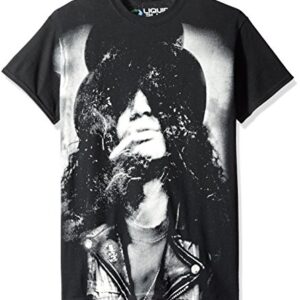 Camiseta masculina Slash preta, Preto, P (CDs)
