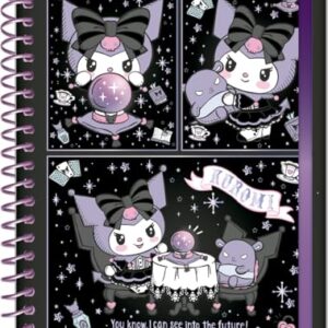 Jandaia - Planner Espiral 175X242mm CD 160Pgs Kuromi Bola de Cristal 2026 FSC (CDs)