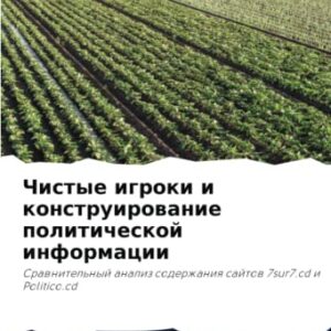 Чистые игроки и конструирование политической информации: Srawnitel'nyj analiz soderzhaniq sajtow 7sur7.cd i Politico.cd - БИНЗЕ ИБЬЯЛА, Годфруа- (CDs)