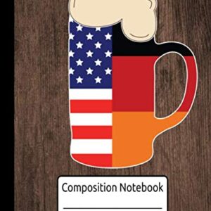 Home Brew Beer Journal USA German Beer Composition Notebook 110 Pages Wide Ruled 8.5 x 11 in: German Beer Making Journal - Peter's Beer Composition Books (Cervejas)