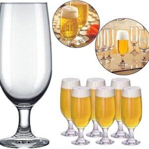 Taça para Cerveja Gourmet 300ml | Ideal para Pilsen, Lager e Artesanais | Vidro Fino, Elegante e Resistente (Cervejas)