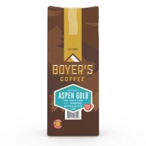 Boyer's Coffee Café Aspen Gold, Torrado Médio, Moído, Saco De 2,25 Lb (1 Unidade) (Café)