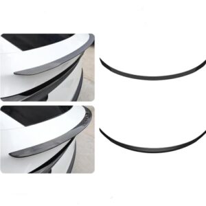 Para Tesla Model Y Juniper 2025 2026 Spoiler traseiro 100% fibra de carbono real Tipo de desempenho Spoiler asa traseira Spoiler labial pré-encolhido Aparência esportiva para Tesla Model Y Juniper (CDs)