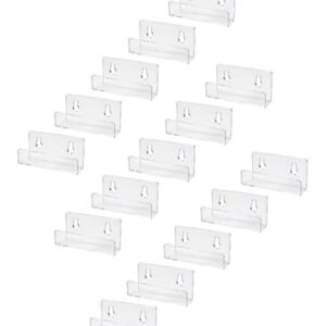 ACRIHOME Suporte de Parede para Discos de Vinil LP, Acrílico Transparente, Kit com 3 Peças, Montagem na Parede, Design Minimalista, Exposição Decorativa (15) (Equipamentos)