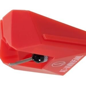 Audio-Technica Caneta giratória de substituição microlinear AT-VMN95ML vermelha (CDs)