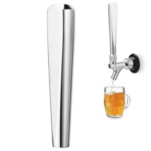 Dbgogo Cabo de torneira de barril de cerveja de aço inoxidável para rosca padrão americana de 3/20.3 cm para fabricação caseira Stout Nitro Beer Tower Shank Ball Lock Faucet (Cervejas)