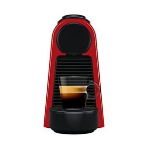 Nespresso Essenza Mini Cafeteira 220V, máquina de café Espresso compacta para casa, máquina de cápsula / cápsula elétrica automática (vermelha) (Café)