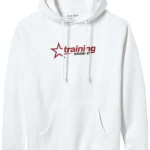 Dua Lipa Moletom com capuz oficial para temporada de treinamento, Branco, XGG (CDs)