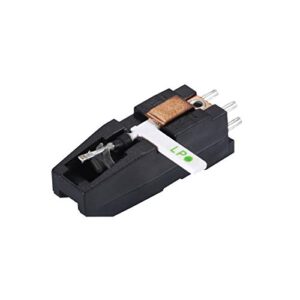 KKcare Cartucho estéreo duplo fonógrafo para toca-discos com agulha stylus de lado duplo vermelho rubi safira para substituição de acessório de toca-discos de vinil LP/78RPM (Equipamentos)