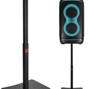 AZTOPA Suporte Paracx de Som Jbl Partybox 520/320/310/120/110/100, Altura Ajustável de 59,2 Cm A 87,3 Cm, Aço Carbono, Base Antiderrapante, Suporte de Montagem Robusto para Exibição Decx de Som (Equipamentos)