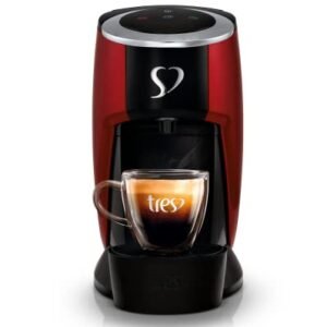 3 Corações TRES Cafeteira Espresso e Multibebida Touch Vermelha - 220V (Café)