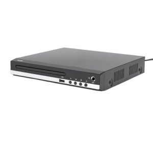 Asixxsix Leitor de DVD para TV, Reproduz DVDs de Todas As Regiões e Vários Formatos, Suporta Vídeo 1080P/CD/DVD/VCD/JPEG/SVCD/USB, Leitor de CD para sistemas Estéreo Doméstico (Plugue UE) (CDs)