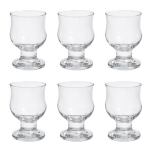 Jogo de 6 Taças de Vidro para Cerveja, Chopp e Drinks, 230ml, Cristal, 12,5cm de Altura (Cervejas)