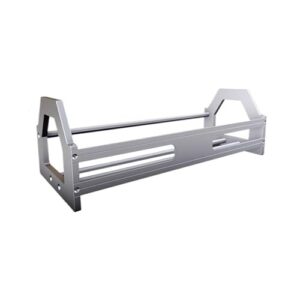 Detentor do recorde Suporte para álbuns de CD metal aberto estilo industrial Rack gravação liga alumínio mesa Suporte de vinil (CDs)