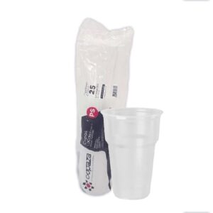 25 Copos de 1 Litro 1000ml Transparente Plástico Chopp Cerveja Suco (Cervejas)