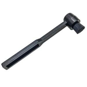 Escova de limpeza para toca-discos, escova de limpeza de caneta de vinil antiestática de fibra de carbono para remover sujeira e poeira para agulhas de gravação (Discos de Vinil)