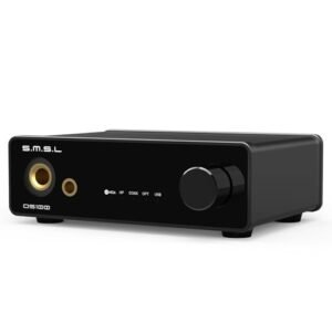 S.M.S.L DS100 USB MQA DAC com chip CS43131 amplificador de fone de ouvido de 6,35 mm e 4,4 mm Suporte mqa MQA-CD xmos XU-316 32bit/768khz dsd256 usb/óptico/coaxial entrada mini usb dac (CDs)