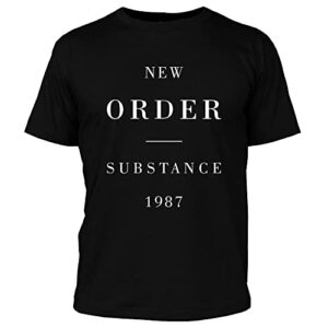 Camiseta New Order - Substance - 1987 (as2, alpha, xg, regular, Preto) (CDs)