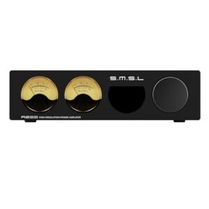 Amplificador de potência SMSL A200 Hi-Fi, amplificador de 2 canais com monitor de nível, Bluetooth 5.0, RCA, entrada USB, com controle remoto (Equipamentos)
