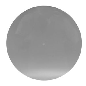 Dpofirs Tapete Giratório Acrílico de 12 Polegadas - Tapete Luminoso para Toca-discos, Melhora a Qualidade do Som e Resposta de Graves, Acessório Hi-Fi de Redução de Ruído Antiestático (Transparente) (Equipamentos)