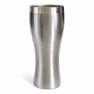 Copo Térmico Inox Tulipa 500ml Parede Dupla com Isolamento a Vácuo, Aço Inoxidável, Conserva Temperatura para Chopp Cerveja Sucos (Inox) (Cervejas)