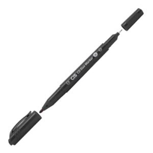 Marcador Permanente CD e DVD Duomarker Blister CIS, Preto (CDs)