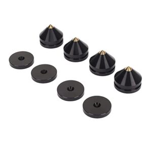 Cosiki Almofadas para Pés Com Isolamento de Alto-falante Efeito de Alto Amortecimento para Amplificador Com Menos Ruído Almofadas de Pontas para Toca-discos Subwoofer CD DVD Players Material de Liga (Equipamentos)