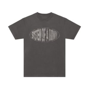 System of a Down Camiseta unissex com logotipo System of a Down Faded, Carvão, 3G (CDs)