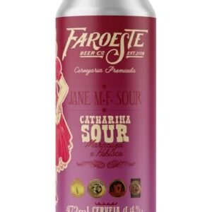 Cerveja Catharina Sour Maracujá E Hisbisco 473ml Faroeste (Cervejas)