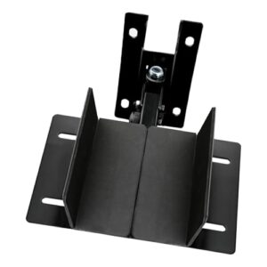 Generic Suporte de parede para caixas de som com capacidade para até 15 kg, giratório e inclinável, em metal, ideal para home theater, karaokê e palcos, Largura de 11.5 a (Equipamentos)