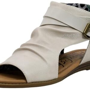 Blowfish Malibu Women's Balla Core Sandal, Bone Carnation 7.5 M US (CDs)