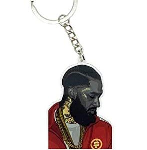 AkinaWay Chaveiro de acrílico premium Nipsey (CDs)