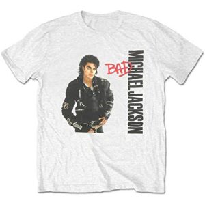 Michael Jackson 'Bad' (White) T-Shirt (Medium) (CDs)