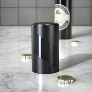Abridor de Garrafa Magnético Premium, Preto (Cervejas)