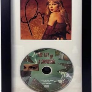 The Life of a Showgirl CD W/ Hand Signed Photo 3 (Framed Display Case 6.5x12), Taylor Swift - Taylor Swift (CDs)