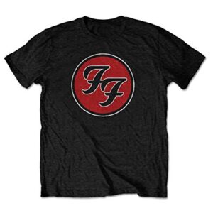 Guns N' Roses Camiseta Masculina Foo Fighters Ff Logo Slim Fit Tamanho Gg Preta (CDs)