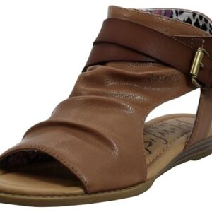 Blowfish Malibu Women's Balla Core Sandal, Tan Carnation 7 M US (CDs)