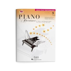 Level 2b - Gold Star Performance with CD: Piano Adventures: Challenging Pieces With Changing Moods and Changing Hand Positions - Faber, Nancy (CDs)
