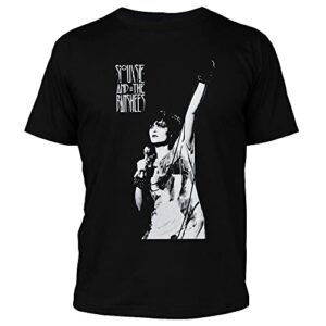 Camiseta - Siouxsie And The Banshees. Cor:Preto/Preto;Tamanho:XG (CDs)