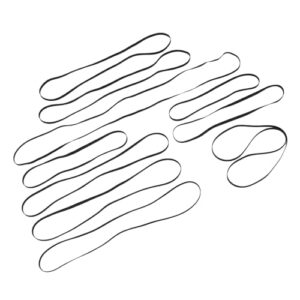 Pissente Correia de Mesa Giratória, 10 Peças de Correias de Substituição de Borracha de Alta Elasticidade Com Operação Suave para Toca-discos CD DVD Player, Fonógrafo (Equipamentos)