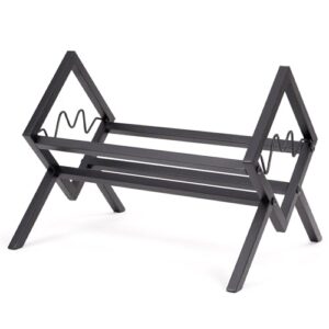 DZMDZM Rack de armazenamento de discos de vinil com capacidade de 80-100 LP – Suporte de disco resistente para álbuns de vinil, preto (Equipamentos)