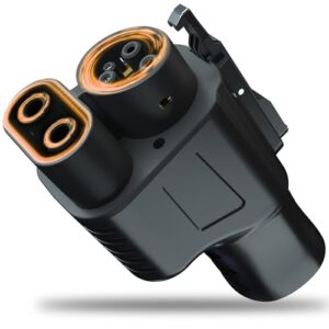 NiwNiw Adaptador NACS para CCS1, adaptador de carregamento rápido de veículo elétrico CC de 500 Amps 1000 V no Tesla Supercharger (CDs)