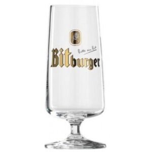 Bitburger Copos de cerveja Pokal alemão 0,3L - Conjunto de 2 (Cervejas)
