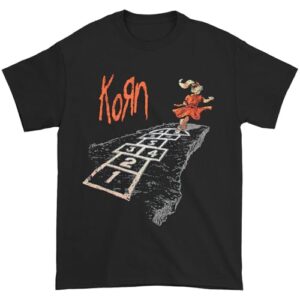 Official Band Shirts Camiseta Korn Follow The Leader, Preto, M (CDs)