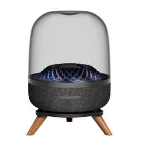Fenduoer Suporte de Mesa para Caixas de Som com Base de Madeira, Suporte de Mesa para Exibição de Alto-Falantes Harman Kardon Aura Studio 2 3 4 Soundsticks 4. (Equipamentos)