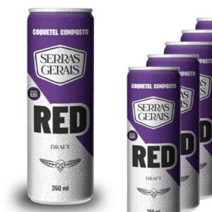 Chopp de Vinho Red Serras Gerais 350ml - Kit 6 unidades (Cervejas)