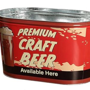 Balde de gelo Cooling Metal 6Lts Premium Craft Beer Vermelho - Wincy (Cervejas)