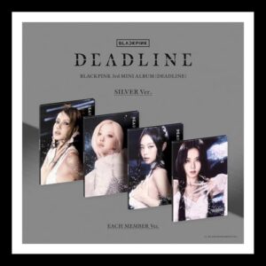 (JENNIE.) BLACKPINK [DEADLINE] 3rd Mini Album SILVER Ver/CD+Book+Photo+Poster+3 Card+GIFT K-POP - BLACKPINK (CDs)